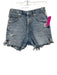 Agolde Size 25 Light Wash Cotton Denim Button Fly Distressed Pockets Shorts Light Wash / 25