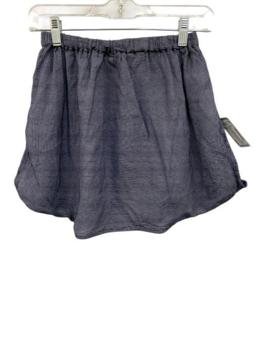 Toteme Size 34 Navy Blue & White Viscose Blend Drop Shoulder Striped Top Navy Blue & White / 34