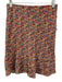 J Crew Size XS Red, Yellow, Blue Viscose Elastic Waist Floral Tiered Skirt Red, Yellow, Blue / XS