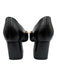 Gucci Shoe Size 37 Black Leather Square Toe Horse Bit Block Heel Loafer Pumps Black / 37