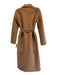 The Curated Size XS Camel Brown Wool & Cashmere Long Sleeve Collar Pockets Coat Camel Brown / XS
