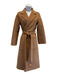 The Curated Size XS Camel Brown Wool & Cashmere Long Sleeve Collar Pockets Coat Camel Brown / XS