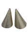 Rebecca De Ravenel Gold Tone Thread Cone shape Clip On Earrings Gold Tone