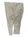 Spartina Size 12 Cream Cotton Denim Front Pockets Straight Leg Jeans Cream / 12