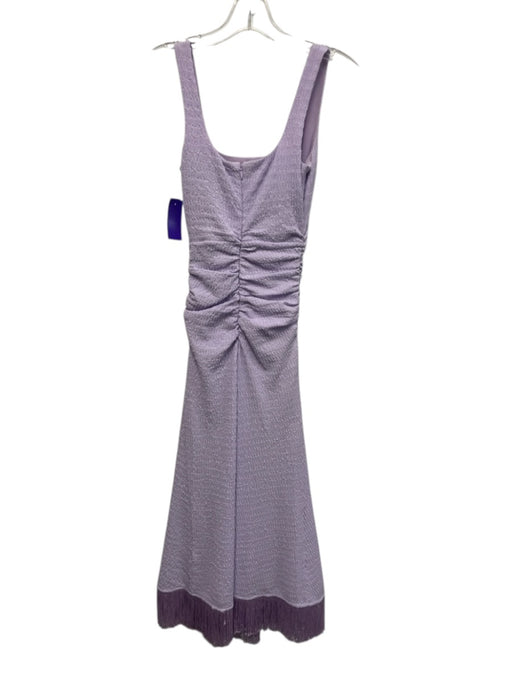 Likely Size 0 Lilac Purple Polyester Blend Sleeveless Ruched Sides scrunch Dress Lilac Purple / 0