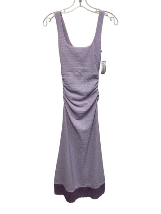 Likely Size 0 Lilac Purple Polyester Blend Sleeveless Ruched Sides scrunch Dress Lilac Purple / 0