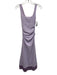Likely Size 0 Lilac Purple Polyester Blend Sleeveless Ruched Sides scrunch Dress Lilac Purple / 0