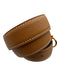 Hermes Brown Gold Hardware Leather Pebble Horse Bit Belts Brown / 80