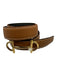 Hermes Brown Gold Hardware Leather Pebble Horse Bit Belts Brown / 80