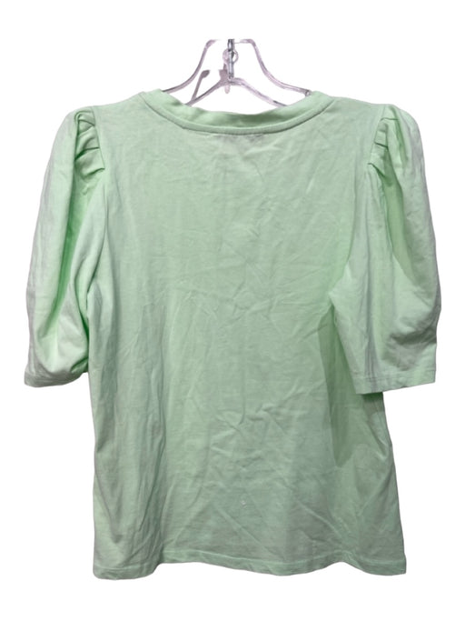 English Factory Size S Green Cotton Puff Half Sleeve Top Green / S