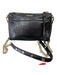 Rebecca Minkoff Black Leather Gold hardware Crossbody Feet Zip Close Purse Black