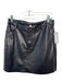 Fate Size Medium Black Polyurethane Button & Zip Mini Skirt Black / Medium