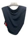 Beach Riot Size L Black Cotton & Spandex Crew Neck Shoulder Pads Crop Top Black / L