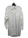 Sixty Days Size One Size White Cotton Button Down Collar Long Sleeve Dress White / One Size