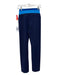 Beach Riot Size M Navy & Blue Polyester Blend Ribbed High Rise Straight Pants Navy & Blue / M