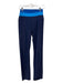 Beach Riot Size L Navy & Blue Polyester Blend Ribbed High Rise Straight Pants Navy & Blue / L