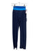 Beach Riot Size S Navy & Blue Polyester Blend Ribbed High Rise Straight Pants Navy & Blue / S