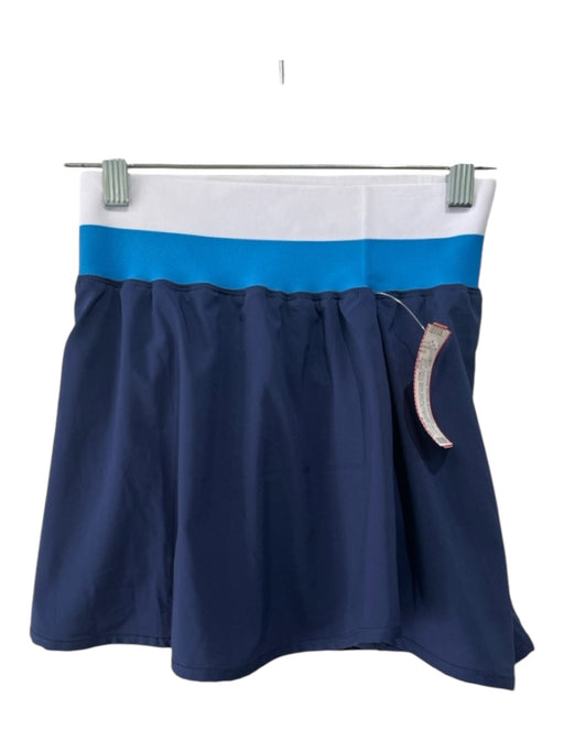 Beach Riot Size XS Navy, Blue, White Polyester Blend Mini Tennis Skirt Skirt Navy, Blue, White / XS