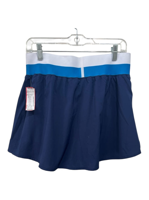 Beach Riot Size XL Navy, Blue, White Polyester Blend Mini Tennis Skirt Skirt Navy, Blue, White / XL