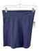 The Upside Size 8 Navy Blue Polyamide Blend High Rise Pockets Shorts Navy Blue / 8