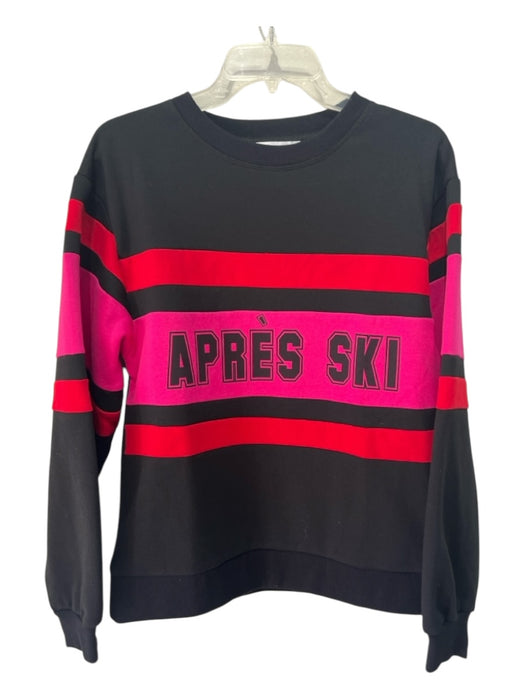 Beach Riot Size S Black, Red, Pink Cotton & Polyester Logo Crew Neck Sweatshirt Black, Red, Pink / S