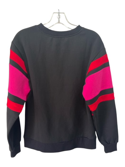 Beach Riot Size XS Black, Red, Pink Cotton & Polyester Logo Crew Neck Sweatshirt Black, Red, Pink / XS