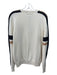 The Upside Size XS Cream & Brown Cotton Crew Neck sleeve stripe Sweater Cream & Brown / XS