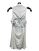 Gigi C Size L White Polyamide Blend Snake Embossed Open Back Zip Front Dress White / L