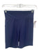 The Upside Size 4/XS Navy Blue Polyamide Blend Side Slit Yoga Pant Shorts Navy Blue / 4/XS