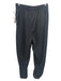 Nux Size XL Black Modal & Polyester Blend Elastic Drawstring Waist Tapered Pants Black / XL