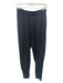 Nux Size XL Black Modal & Polyester Blend Elastic Drawstring Waist Tapered Pants Black / XL