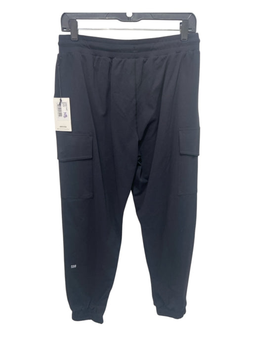 Splits 59 Size M Black Nylon Blend Drawstring Waist Jogger Cargo Pants Black / M