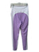 Beach Riot Size L Purple & White Polyester Blend Ribbed High Rise Leggings Purple & White / L