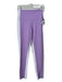 Beach Riot Size L Purple & White Polyester Blend Ribbed High Rise Leggings Purple & White / L