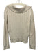 Goop G. Label Size XS Cream White Cotton Blend Long Sleeve Striped Sweater Cream White / XS