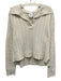 Goop G. Label Size XS Cream White Cotton Blend Long Sleeve Striped Sweater Cream White / XS