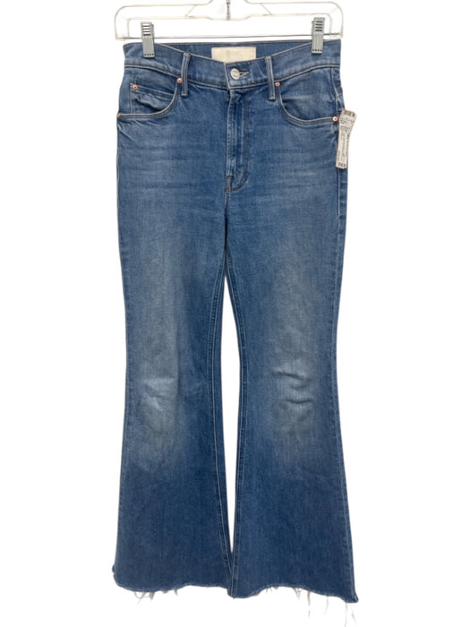Mother Superior Size 24 Medium Wash Cotton Denim High Rise Whiskering Jeans Medium Wash / 24
