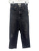 Agolde Size 23 Faded Black Cotton Blend High Rise Straight Whiskering Jeans Faded Black / 23