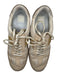 Dolce Vita Shoe Size 8.5 Tan & Rose Gold Canvas & Leather Beaded Detail Sneakers Tan & Rose Gold / 8.5
