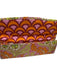 Amy Butler Orange & Pink Canvas Front Flap Botanical Rectangle Clutch Bag Orange & Pink / S