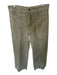 Just Black Denim Size 31 Green Denim Wide Leg Frayed Edge Pockets Pants Green / 31