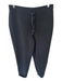 Spanx Size L Black Polyester Blend Cuffed Draw Cord Athletic Pants Black / L
