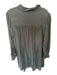 Madewell Size M Black Acetate Blend Mini Silky Button Up Long Sleeve Dress Black / M