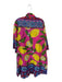 Antica Sartoria Size L/XL Multi Cotton Long Sleeve Lemons Beaded Detail Dress Multi / L/XL