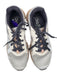 On Cloud Shoe Size 8.5 Peach & Gray Print Canvas Perforated Lace Up Sneakers Peach & Gray Print / 8.5