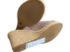Stuart Weitzman Shoe Size 9 Mauve & Beige Leather & Suede Slip On Wedge Shoes Mauve & Beige / 9