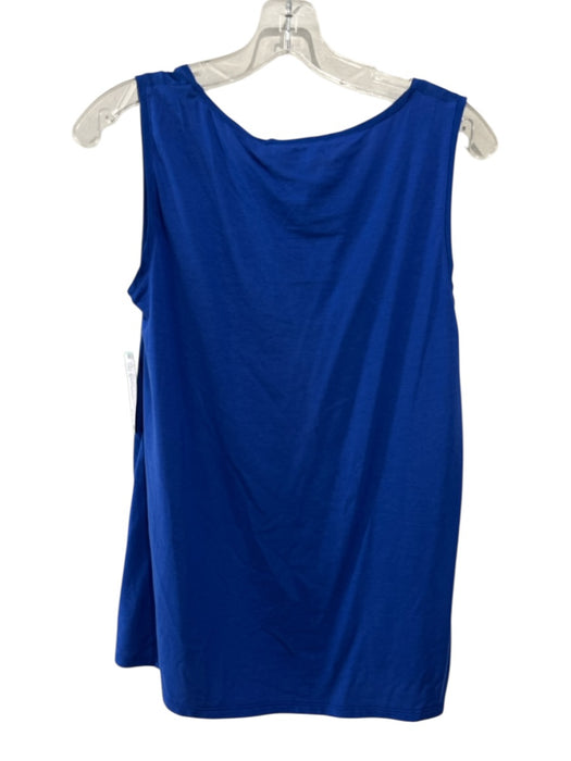 Weekend Max Mara Size S Blue Silk Sleeveless Tank Top Blue / S