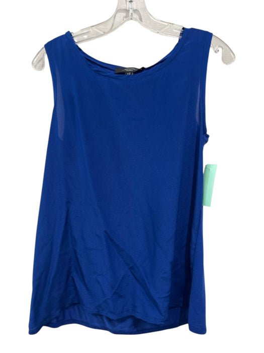 Weekend Max Mara Size S Blue Silk Sleeveless Tank Top Blue / S