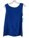 Weekend Max Mara Size S Blue Silk Sleeveless Tank Top Blue / S