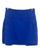 Peter Millar Size S Blue Polyester Blend Elastic Waistband Pocketed Skirt Blue / S